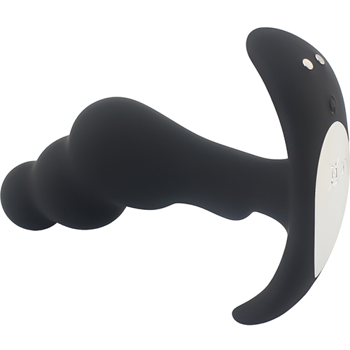 LA-19002RC Silicone Breads Wireless Vibrating Butt Plug Supplier2