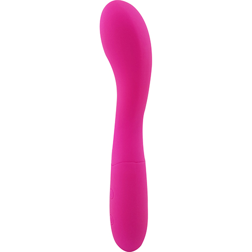 LA-50084 Red Vibrator With Clit Massager Wholesaler1