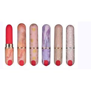 LA-90021B Top Sale Magic Lipstick Bullet Vibrator Water Transfer Printing3
