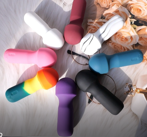 mini mushroom colorful vibrator massager sex toy