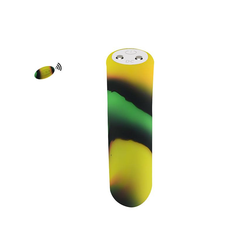 lipstick vibrators yellow green mix color clit massager