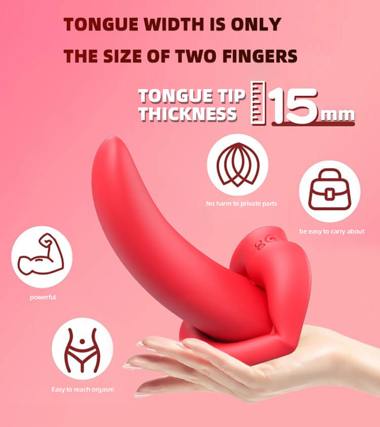 wearable tongue vibrator sex toy