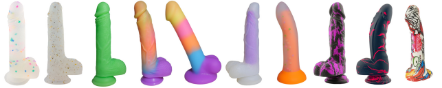 customs silicone dildo