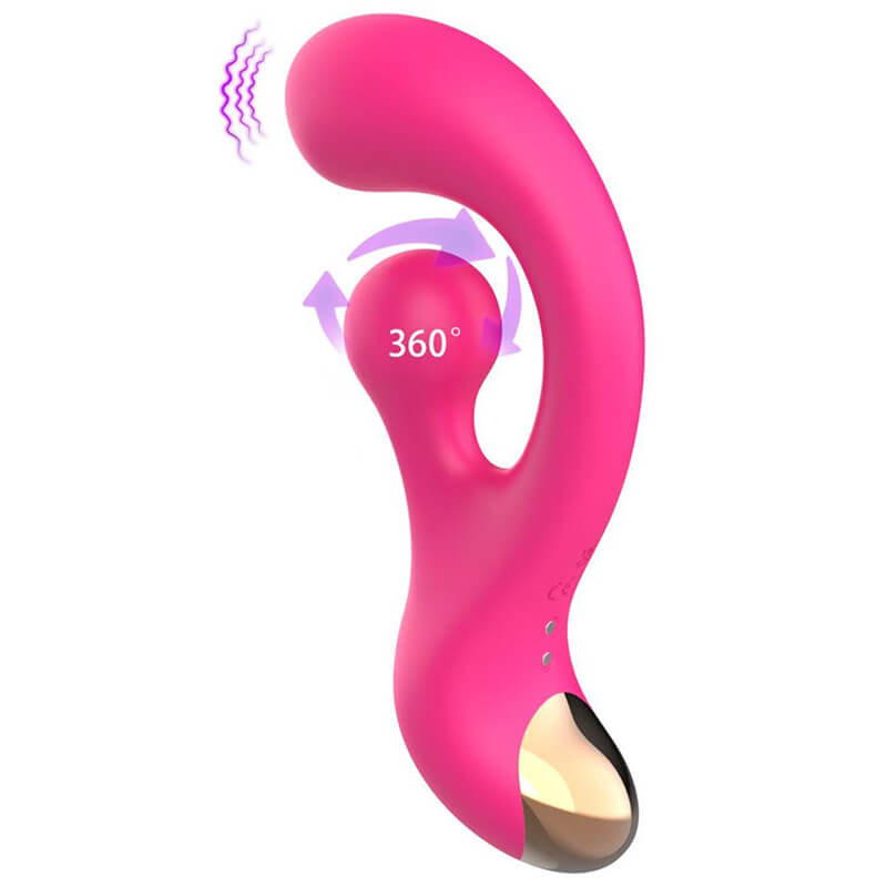 360° Rotating Rabbit Vibrator – Precision Pleasure for C Spot G Spot Bliss 4
